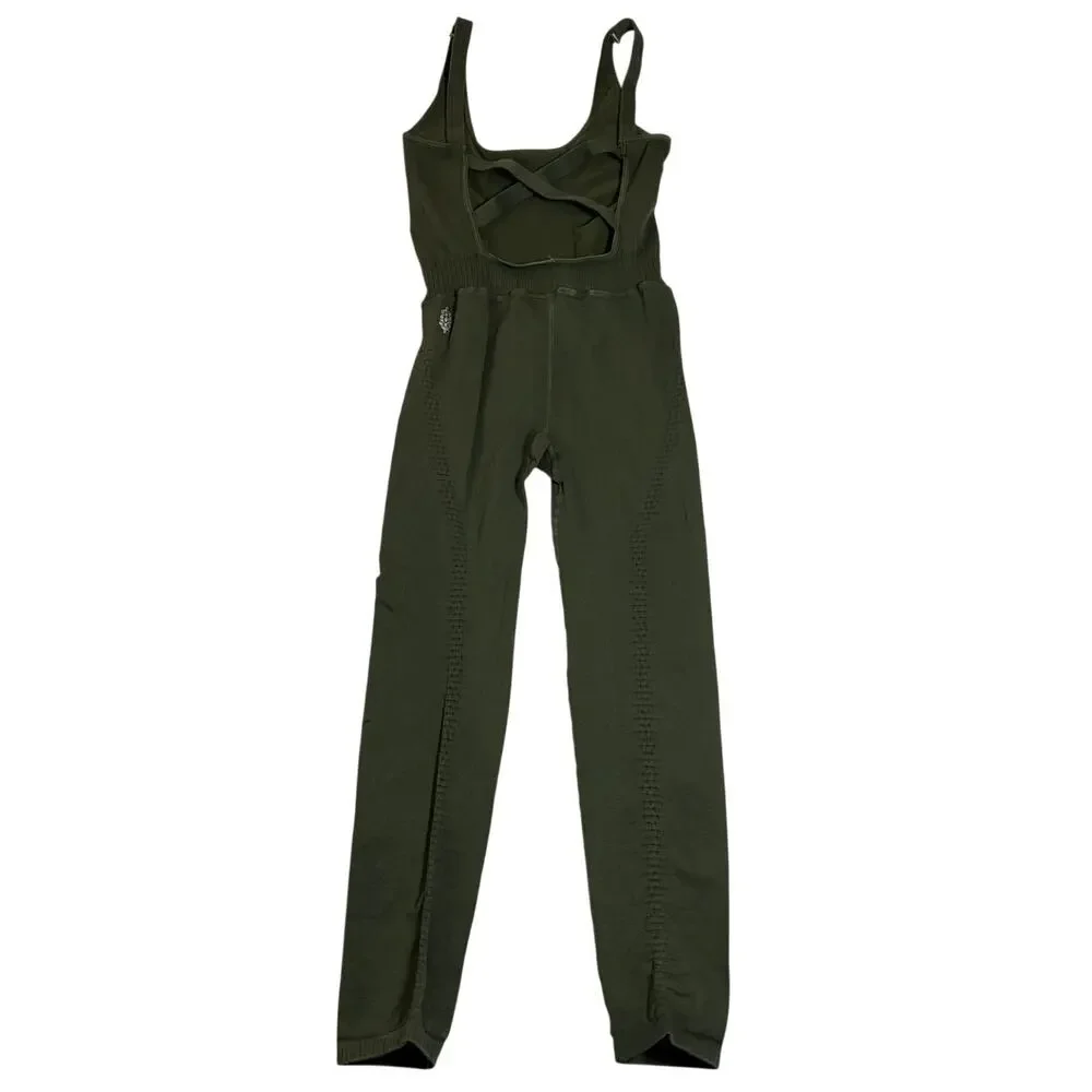 NEW Free People Movement Good Karma Onesie Size XS Sleeveless Stretch Exercise
